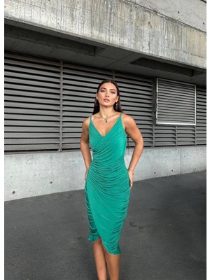 Allsisii Sandy Kumaş Elbise