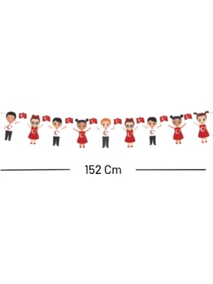 Okavango 23 Nisan Süsü Elele Tutuşançocuklar Benner 23 Nisan Süsleri 3 Metre Peri LED