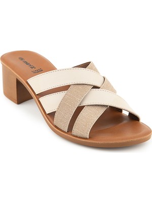 Muya , 33000-ANAGRAM , Anatomik Taban Kadın Alçak Topuklu Şık Terlik