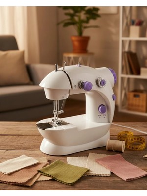 Lims Store Taşınabilir Mini Dikiş Makinesi Ev ve Ofis Kullanımı Için
