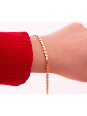 Adil İdil Kuyumculuk 14 Ayar Altın Petek Bileklik