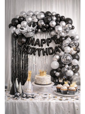 Eng Parti Dünyası 44 Parça Doğum Günü Balon Konsepti - Happy Birthday Seti ENG-B1002