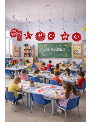 Pairla 23 Nisan Sarkıtı, 23 Nisan Süsleri