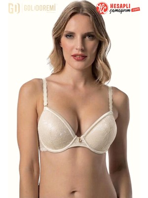 Le Jardin Premium Kadın Bellini Soft Cup Destekli Dolgulu Dantelli Kutulu Tekli Sütyen