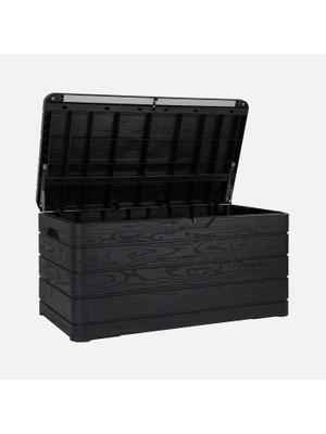 Saraçoğlu Hırdavat Toomax Bahçe Depolama Dolabı, Sandığı, Plastik Dolap Antrasit 500 Lt