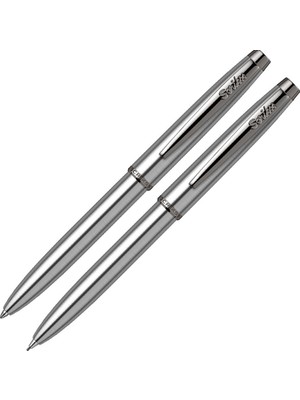 Kitabevimden Scrikss Takım Kalem Tükenmez+Versatil Prestige Kristal Kutu 108M