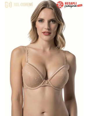 Le Jardin Premium Kadın Bellini Soft Cup Destekli Dolgulu Dantelli Kutulu Tekli Sütyen