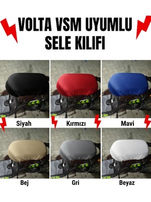 Volta Vsm Uyumlu Kumaş Sele Kılıfı - Konfor Seri - Altı Lastikli ve Bağlama Ipli