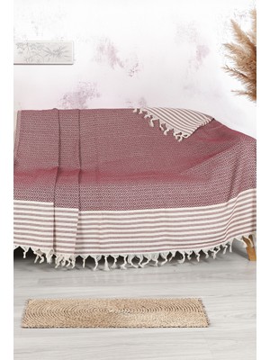 Virdis Home Elmas Desen Pamuklu Koltuk Örtüsü 170X210CM Tekli & Üçlü Koltuk, Çekyat ve Berjer İçin Lüks Yıkanabilir