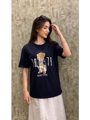 Leilaa Teddy Nakışlı T-Shirt