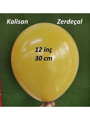 İrem Parti Dükkanı Retro Zerdeçal (Mustard) Balon 10 Adet 12 Inç 30 cm