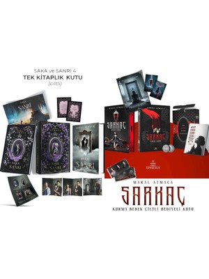 Ephesus Yayınları Saka ve Sanrı 4 Özel Seri Kutulu Ciltli ve Sarkaç 1 Kurma Bebek Yan Boyamalı Hediyeli Kutu