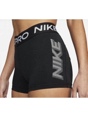 Nike Women's Core Dri-Fit Pro Gr" Graphic Shorts Siyah Kadın Şort DM6959-010