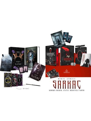 Ephesus Yayınları Saka ve Sanrı Tek Kitaplık Hediyeli Kutu ve Sarkaç 1 Kurma Bebek Yan Boyamalı Hediyeli Kutu