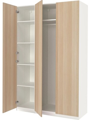 IKEA Beyaz Fonksiyonel Kapaklı Gardırop