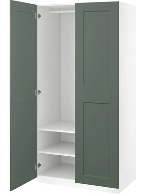 IKEA Çok Renkli Geniş Kapaklı Gardırop