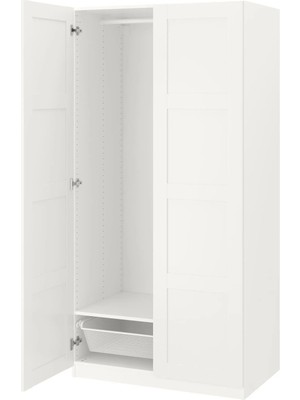 IKEA Beyaz Ferah Kapaklı Gardırop