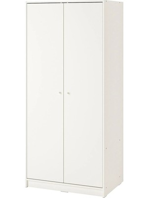 IKEA Beyaz Şık Kapaklı Gardırop