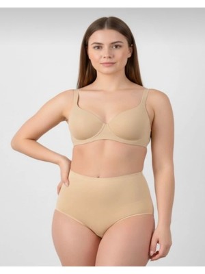 Kısa Slip Toparlayıcı Bel Dikişsiz Lazer Kesim Kadın Korse