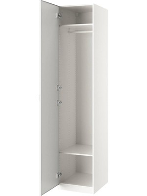 IKEA Beyaz Şık Kapaklı Gardırop