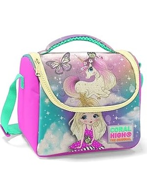 Indispensablely Coral High Kız Çocuk Unicorn Kız Okul Beslenme Çantası - Thermo Yalıtımlı