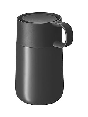 Indispensablely Çelik Antrasit Kişisel Kısa Termos 300 ml