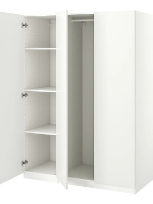 IKEA Beyaz Modern Kapaklı Gardırop
