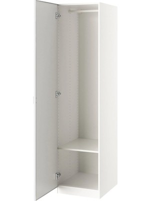IKEA Beyaz Modern Kapaklı Gardırop