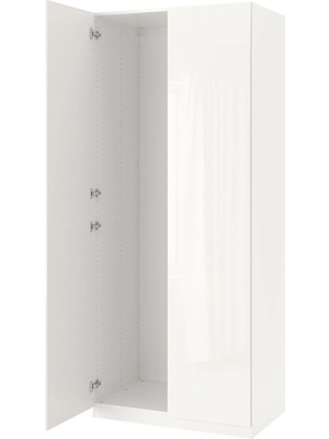 IKEA Beyaz Şık Kapaklı Gardırop