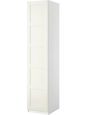 IKEA Beyaz Modern Kapaklı Gardırop