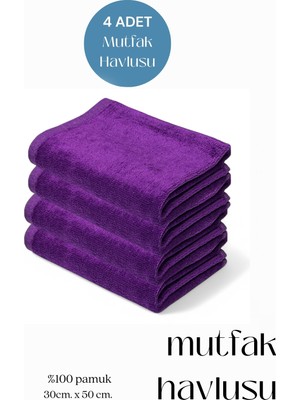 Sevilya 4 Adet Mutfak Havlusu El Yüz Havlusu