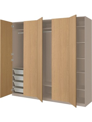 IKEA Çok Renkli Ferah Kapaklı Gardırop