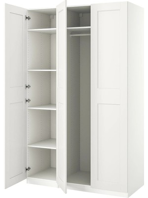 IKEA Beyaz Ferah Kapaklı Gardırop