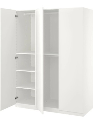 IKEA Beyaz Şık Kapaklı Gardırop