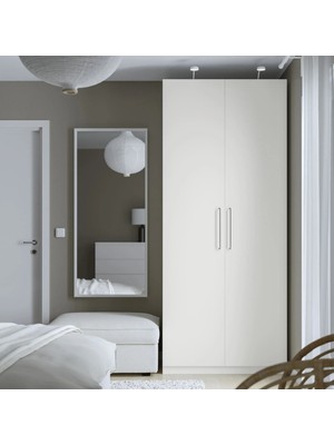 IKEA Beyaz Modern Kapaklı Gardırop