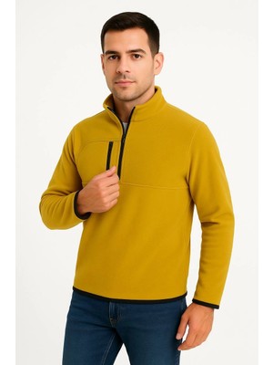 Pileli Store Polar Kazak- Sarı