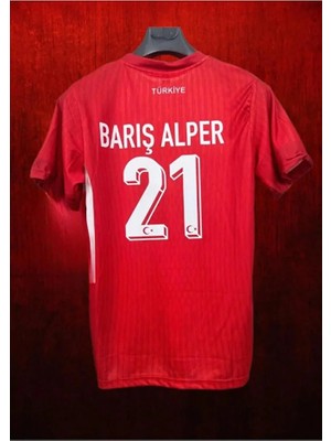 Türkiye Euro 2024 Barış Alper Yılmaz Forması (Kırmızı)