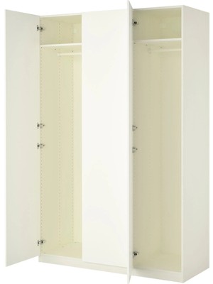 IKEA Beyaz Fonksiyonel Kapaklı Gardırop