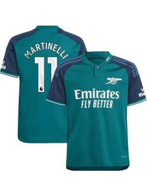 Arsenal 2023--24 Sezonu Gabriel Martinelli Deplasman Forması
