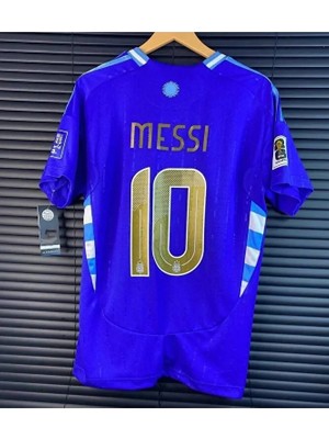 Arjantin 2024 Yeni Sezon Lionel Messi Deplasman Forması (Blue)