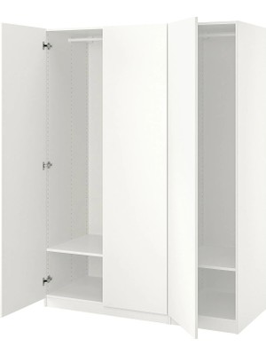 IKEA Beyaz Geniş Kapaklı Gardırop