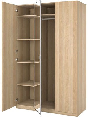 IKEA Meşe Fonksiyonel Kapaklı Gardırop