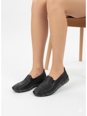 Tamdabu Ayakkabı Hakiki Deri Ortopedik Günlük Kadın Ayakkabı