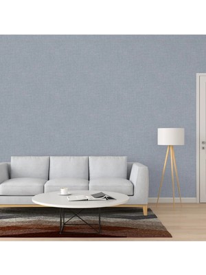 Adawall Muse Koleksiyonu 25104-5 Gri Keten Efektli Modern Duvar Kağıdı 1.06X15.6M, 16.5m²