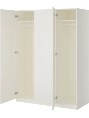 IKEA Beyaz Fonksiyonel Kapaklı Gardırop