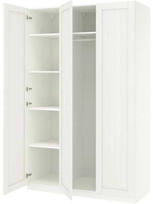 IKEA Beyaz Ferah Kapaklı Gardırop