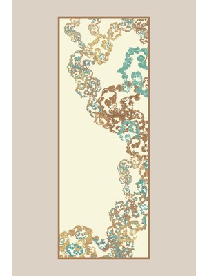 Maisa Lagün Floş Viskon Şal 70*190 cm - Krem