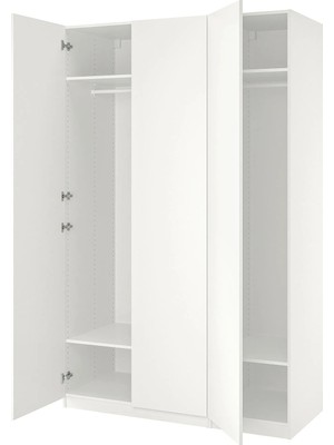 IKEA Beyaz Modern Kapaklı Gardırop