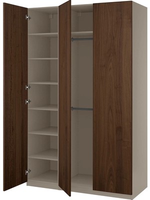 IKEA Çok Renkli Fonksiyonel Kapaklı Gardırop