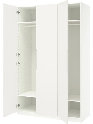 IKEA Beyaz Fonksiyonel Kapaklı Gardırop